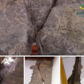 Diretoria visita posto fiscal de Tianguá e constata risco iminente de desabamento em alojamentos