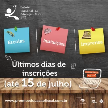 Prêmio Nacional de Educação Fiscal é destaque nas páginas dos ministérios da Educação e da Fazenda
