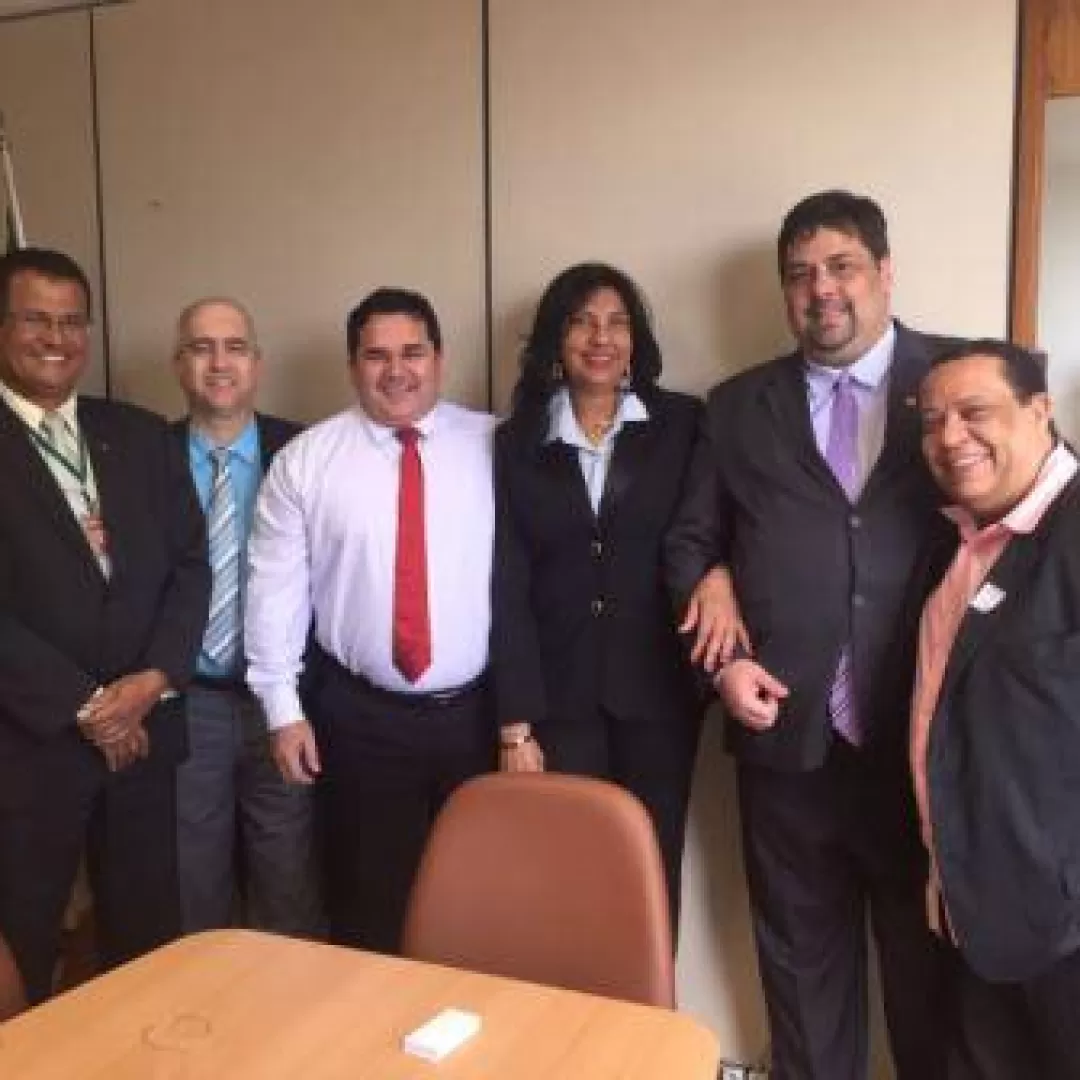 Membros das Federações do Fisco reúnem-se com o Dep. Cabo Sabino (PR/CE), em Brasília