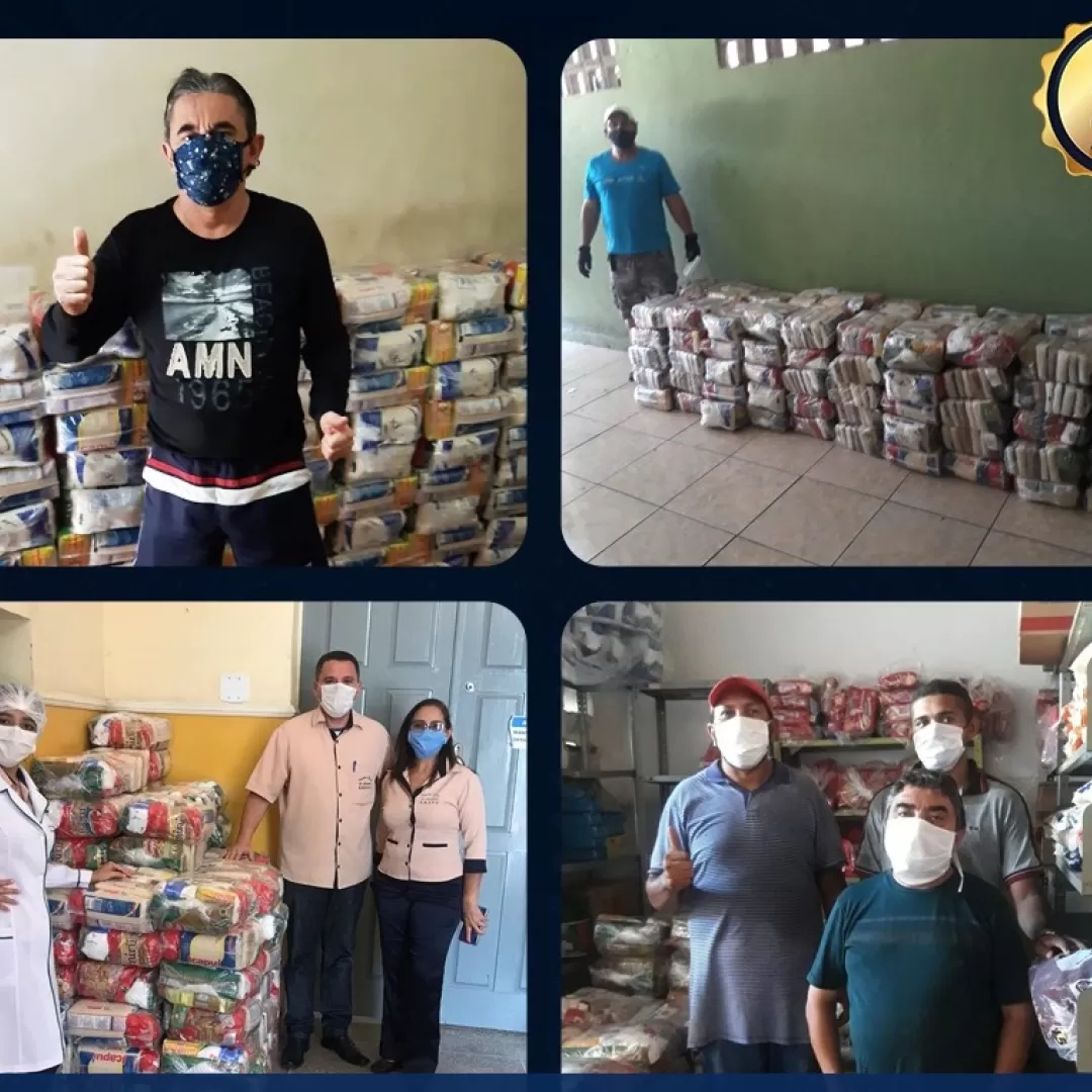 Campanha “Todos contra o Coronavírus” distribui mais 10 toneladas de alimentos
