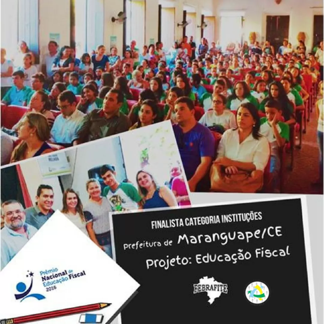 Projeto da Prefeitura de Maranguape é finalista do Prêmio Nacional de Educação Fiscal